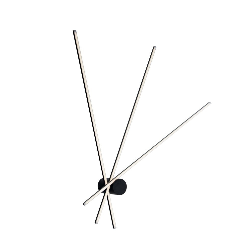 Plafoniera LED SHANGHAI 3 punti luce in alluminio nero 4000K (Luce naturale) LED-SHANGHAI-PL3 NERO