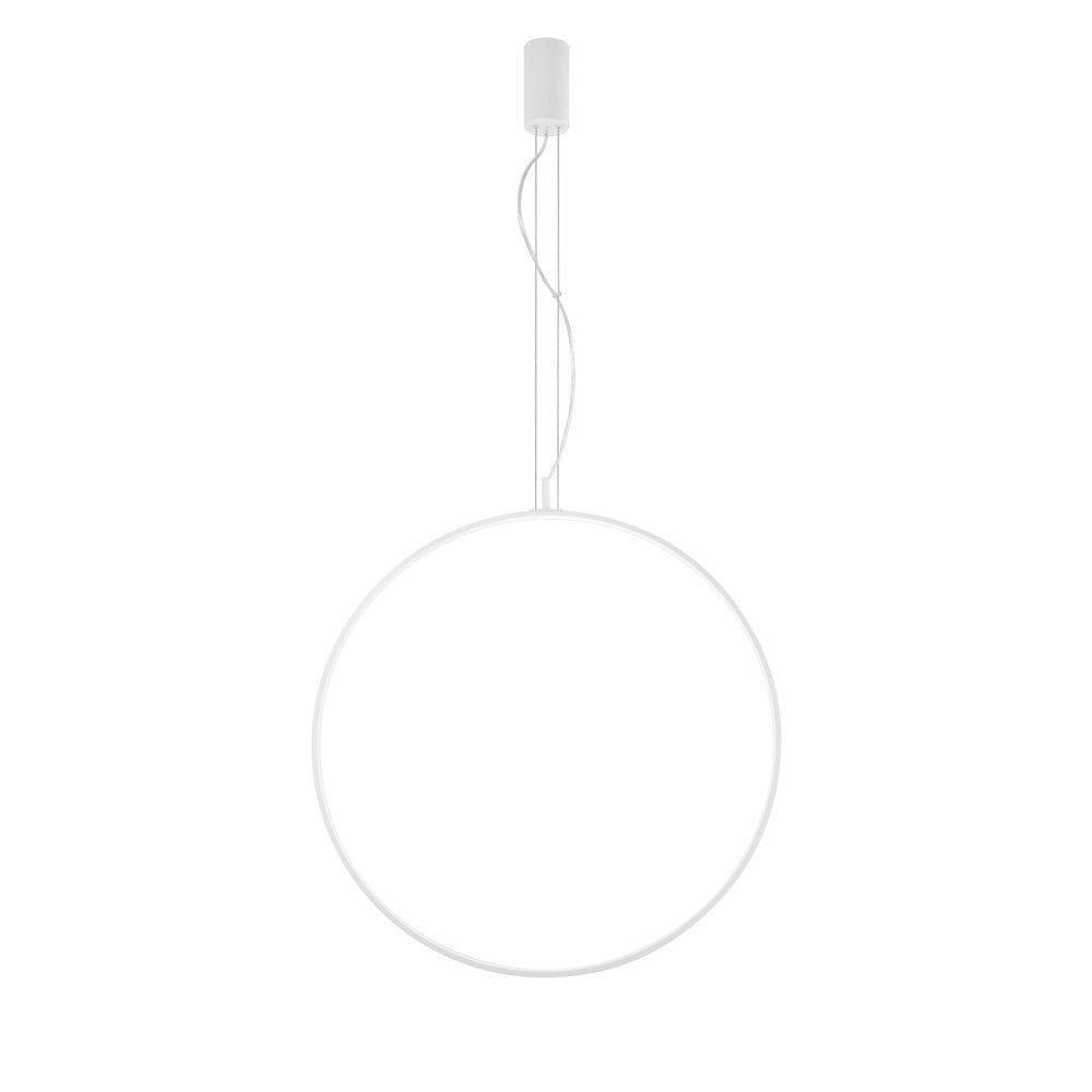 Sospensione LED TOORX in alluminio bianco CCT 80 cm. LED-TOORX-S80-BCO