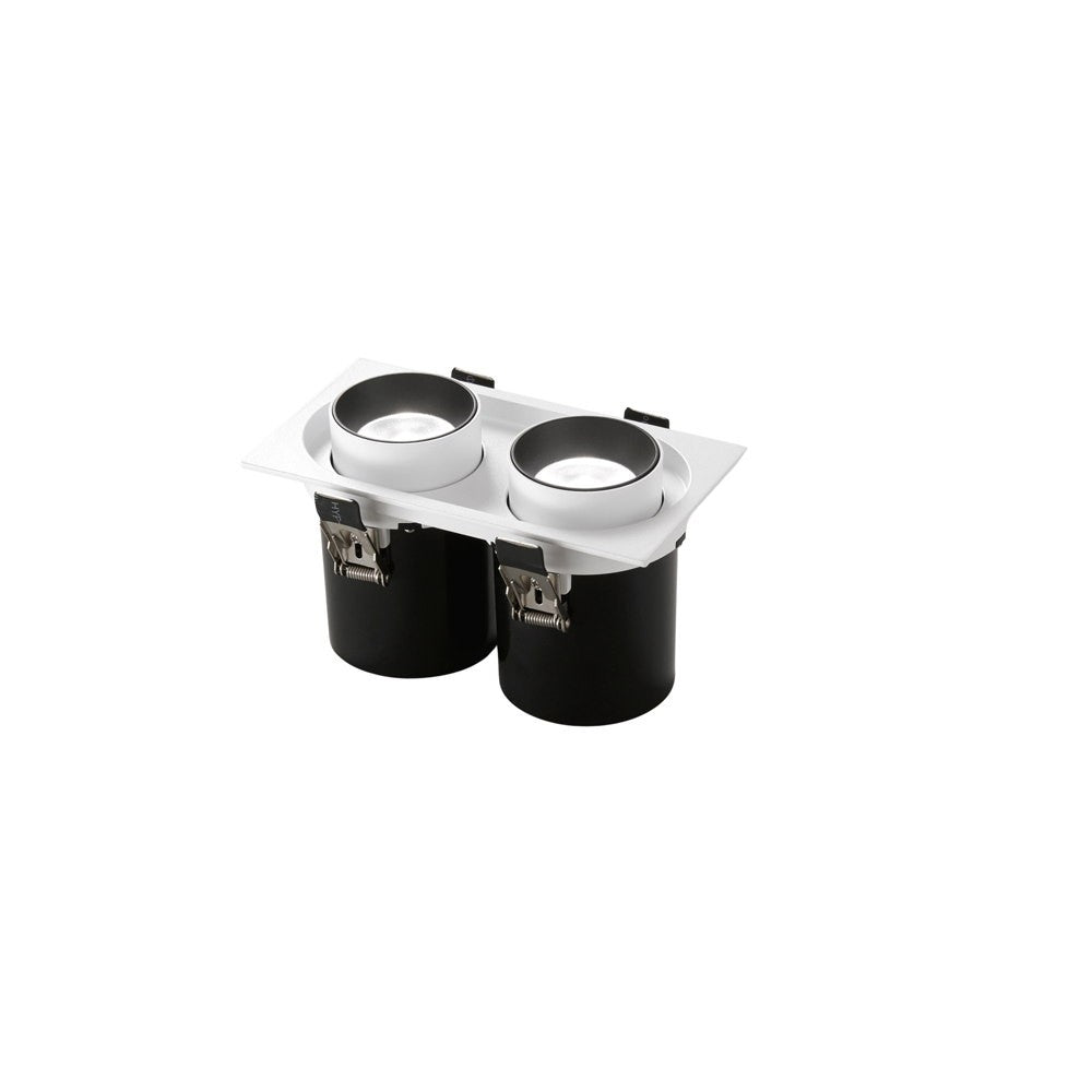 Faretto ad incasso LED OUTSIDER estraibile ed orientabile 2 x 15 W - CCT INC-OUTSIDER-2X15