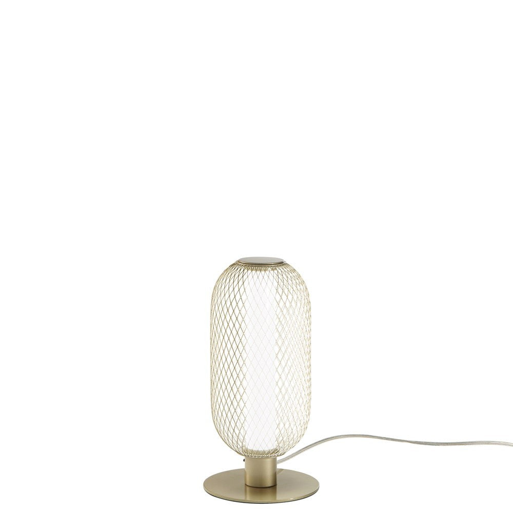 Lume INKAS in vetro soffiato con diffusore in metallo oro CCT LED-INKAS-L-ORO