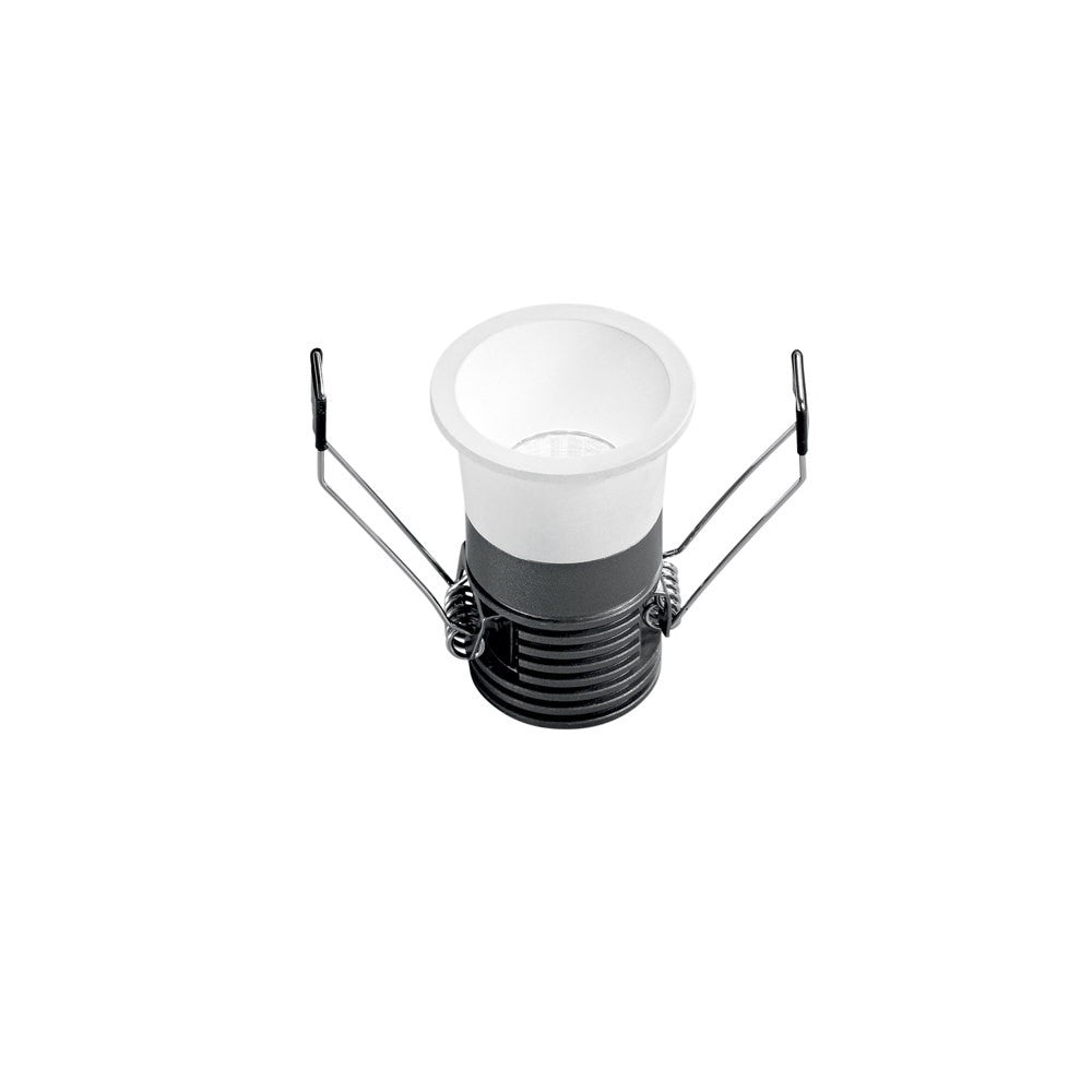 Faretto ad incasso LED DOT in alluminio bianco 5W con CCT e predisposizione DALI INC-DOT-R5DA-BCO