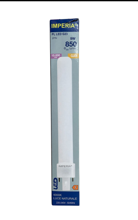 Imperia LED PL G23 9W 850lm 230V 4000K 15000H 210581