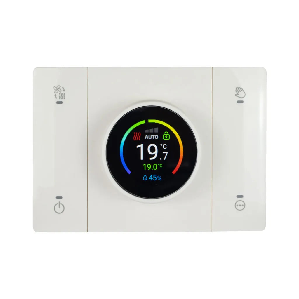 AVE CRONOTERMOSTATO SMART CONNESSO T44 CON RILEVAZIONE DELL'UMIDITA' AMBIENTE - BIANCO DOMUS 441CRT-W