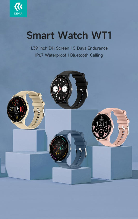 DEVIA Smart Watch modello WT1 APP DaFit Blu