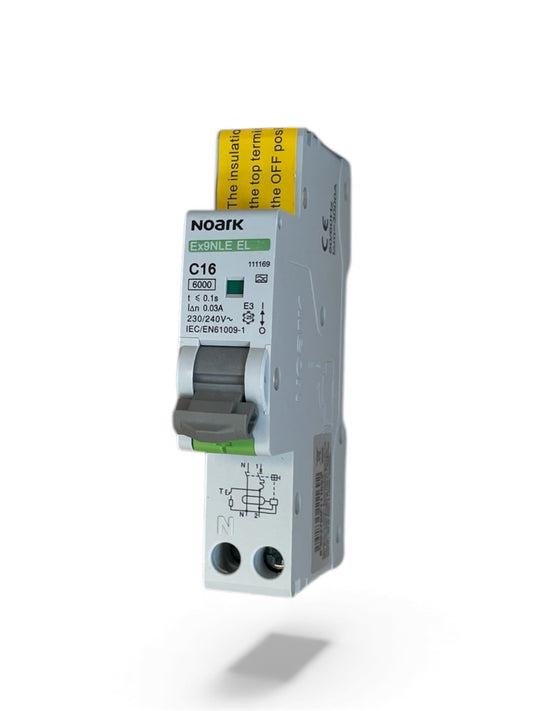 Interruttore magnetotermico differenziale Ex9NLE EL 1PN C16 30mA TIPO A  a un modulo 6K 111169
