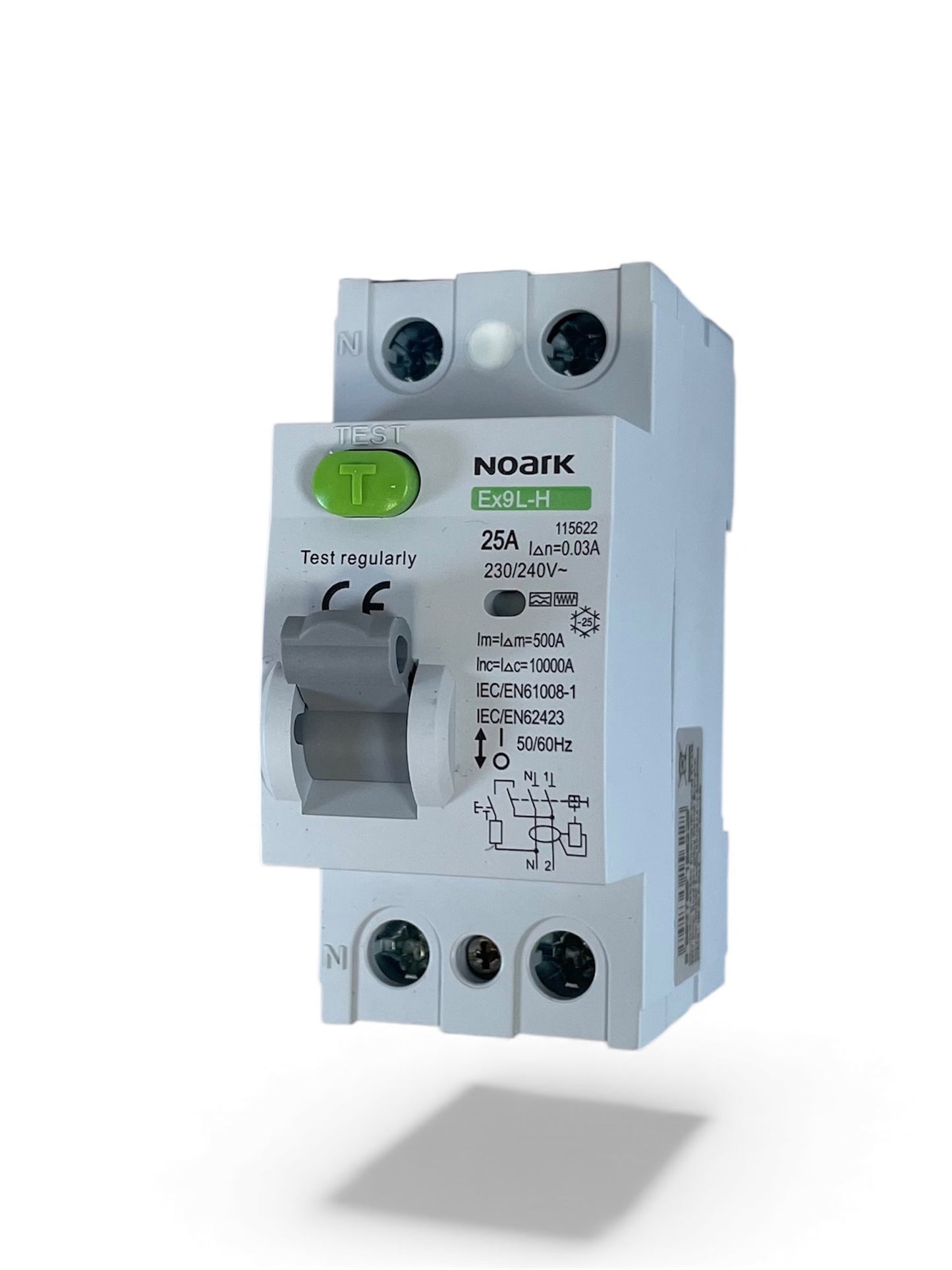 Interruttore differenziale Puro Ex9L-H 2P 25A tipo F 30mA 115622