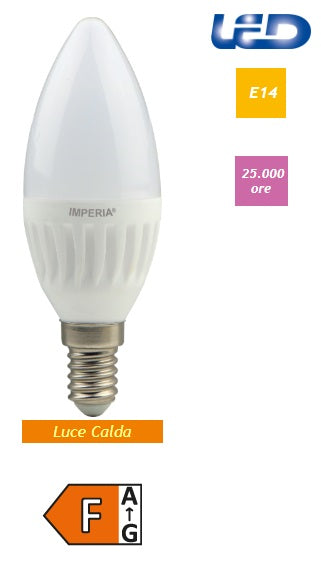 Imperia Lampadine led oliva ceramic 9W 3000k luce calda opale 900lm 208465