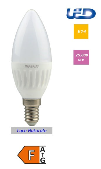 Imperia Lampadine led oliva ceramic 9W 4000k luce naturale opale 900lm 208472