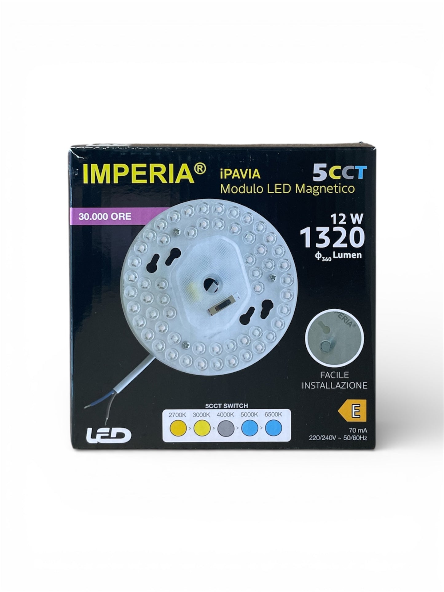 Modulo led magnetico IMPERIA IPAVIA  24w 2640lm 5CCT 2700k/3000k/4000k/5000k/6500k 214848