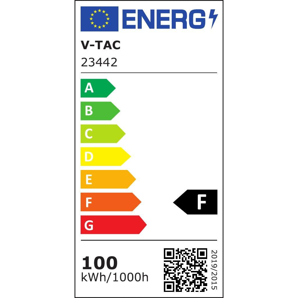 Faro LED V-TAC SMD Chip Samsung 100W Cavo 1m Colore Bianco 4000K IP65 23442