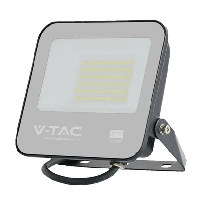 Faro LED V-TAC SMD Chip Samsung 50W Colore Nero 4000K IP65 23688