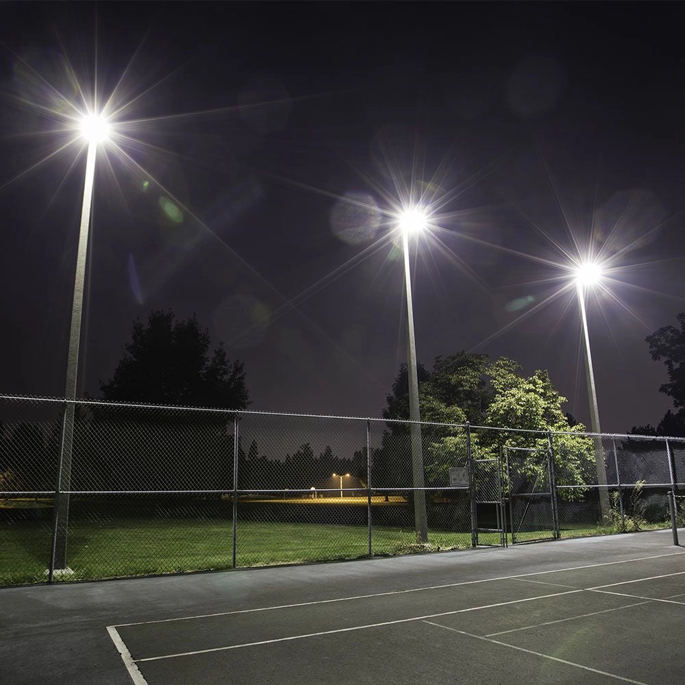 Faro LED V-TAC SMD Chip Samsung 50W Colore Nero 4000K IP65 23688