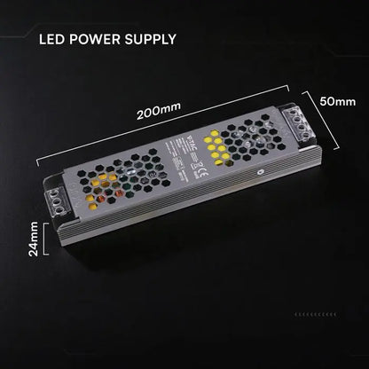 Alimentatore LED Slim in Metallo 75W 24V 3.1A con 1 Uscita 200x50x24mm IP20 V-TAC 24237