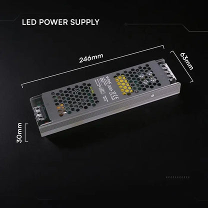 Alimentatore LED Slim in Metallo 250W 24V 10.5A con 1 Uscita 246x63x30mm IP20 V-TAC 24241