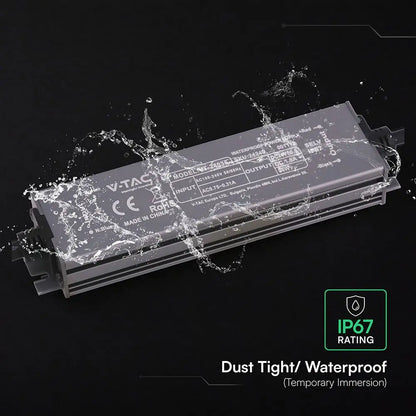 Alimentatore LED in Metallo 36W 24V 1.5A con 1 Uscita 140x35x21mm IP67  V-TAC 24243