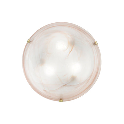 Plafoniere DUNA in vetro tabacco oppure  bianco con tre diametri 50/40/30  FANEUROPE