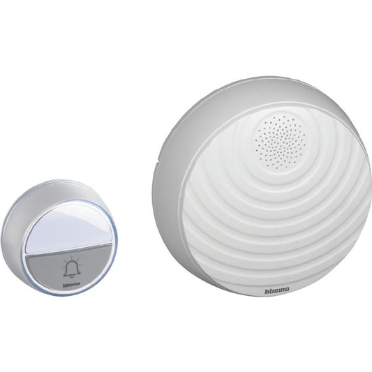 Bticino kit campanello senza fili Wireless Bianco 393014D