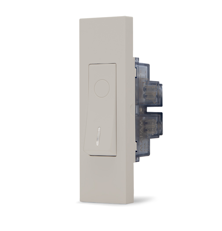 ZEN INTERRUTTORE BIPOLARE SABBIA N202S