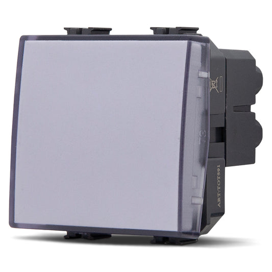 Pulsante porta nome campanello JOY BIANCO compatibile matix 591-1 MAPAM