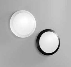 Plafoniere PLAFONIERA ALYCE BIANCA/NERA IN PLASTICA ANTI UV ANTINCENDIO CON ALLOGGIO PER SENSORE NON INCLUSO IP65 330X90MM 1XE27