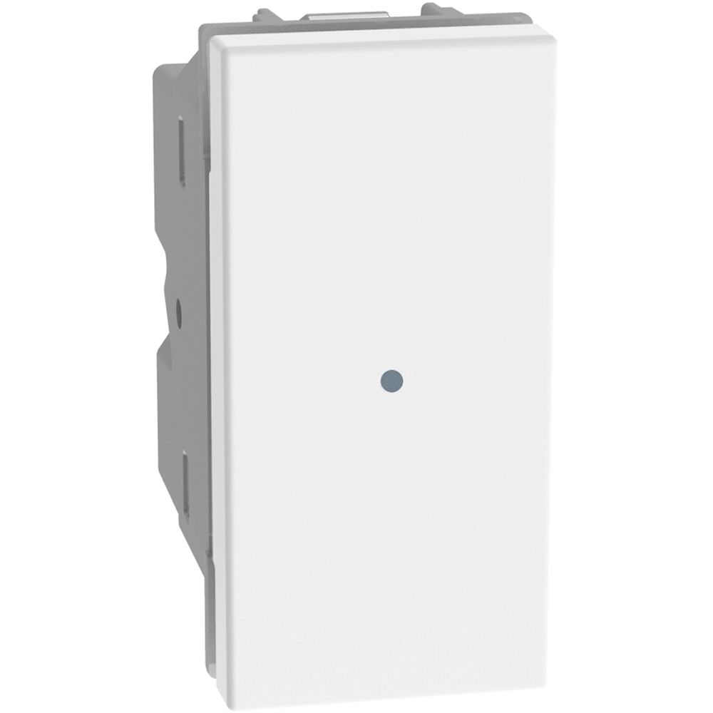 BTICINO MatixGO Deviatore assiale Bianco 1P 10 AX – 250 Va.c. - illuminabile JW4053