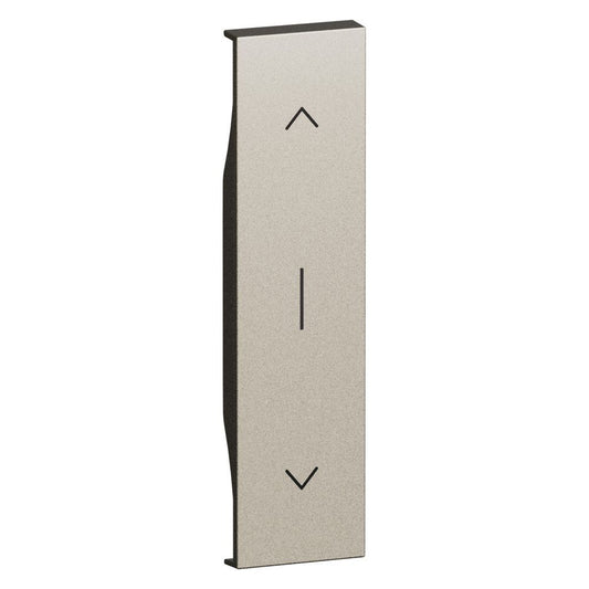 Cover illuminabile per pulsante interbloccato art. K4037N - 1 modulo - Champagne. Bticino KC05