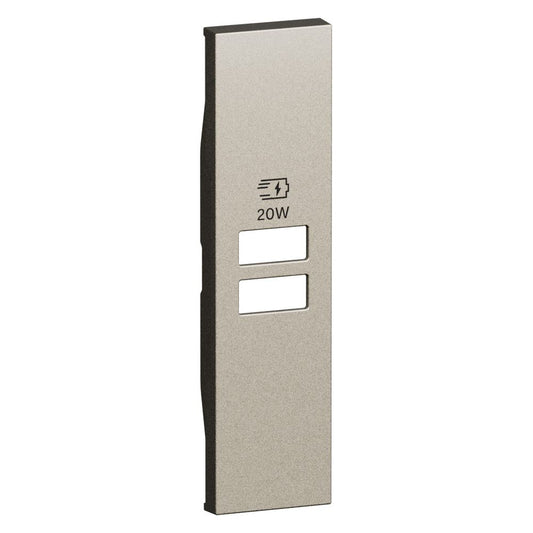cover per caricatori USB articolo K4192AC, K4192CC Bticino KC13PD