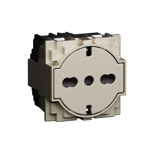 Presa standard Italia P40 flat 2P+T 10/16 A Bticino KC4140A16F