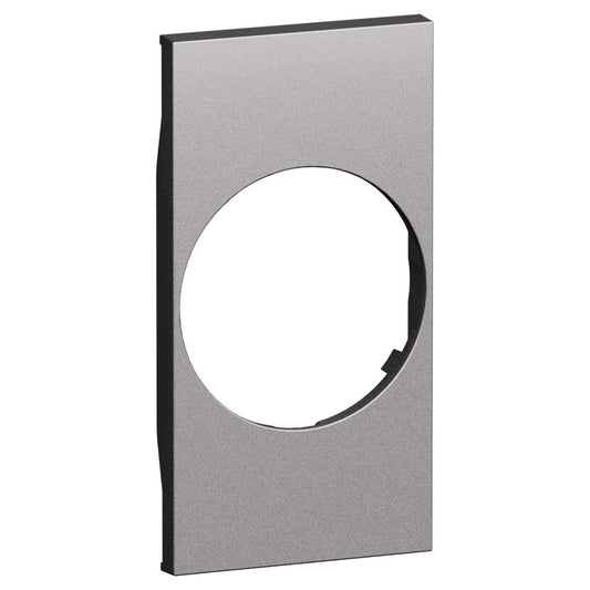 Cover per torcia estraibile articolo K4380 e prese standard tedesco - 2 moduli - Steel Bticino KS04