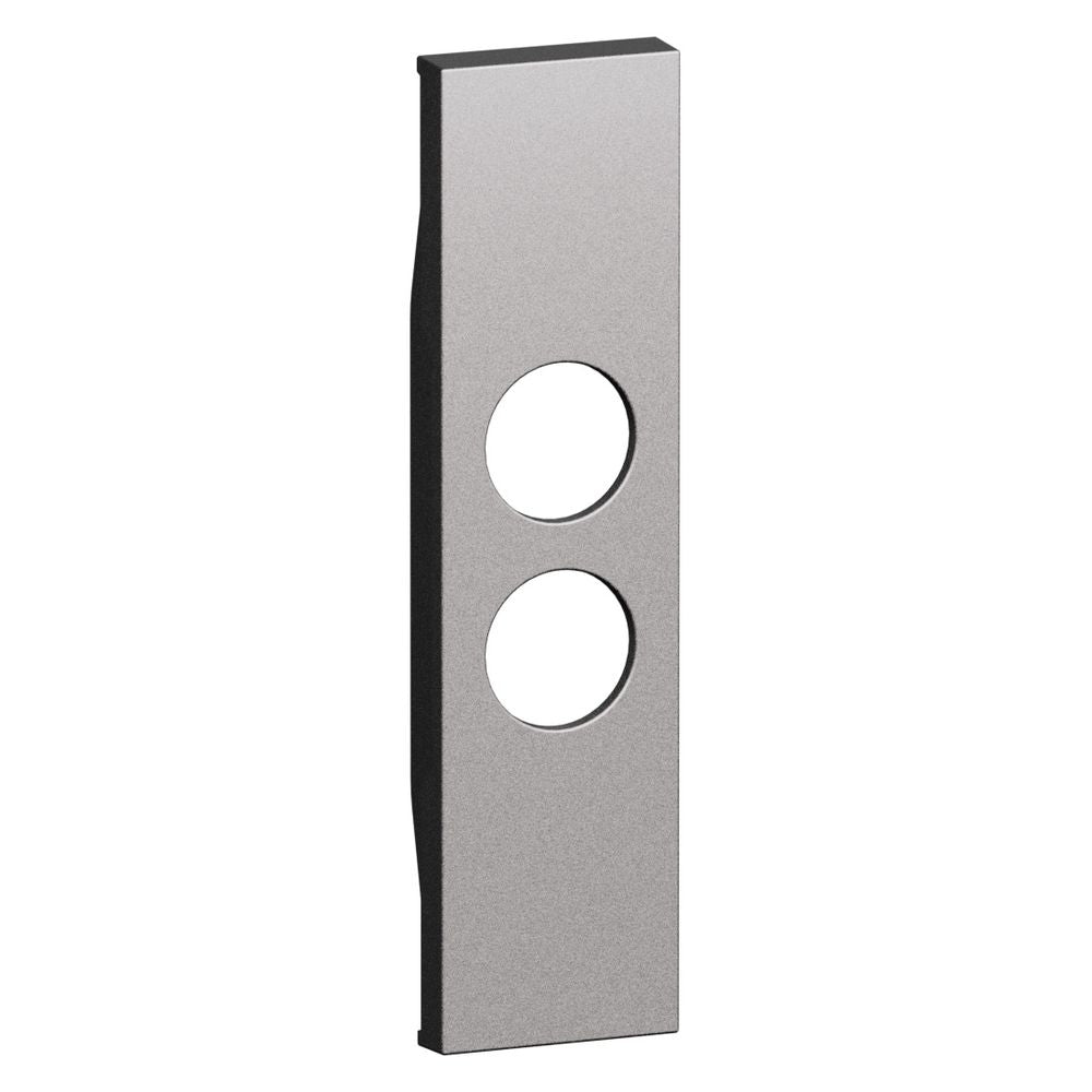 Cover per presa TV art. K4214D - 1 modulo. Steel. Bticino KS09