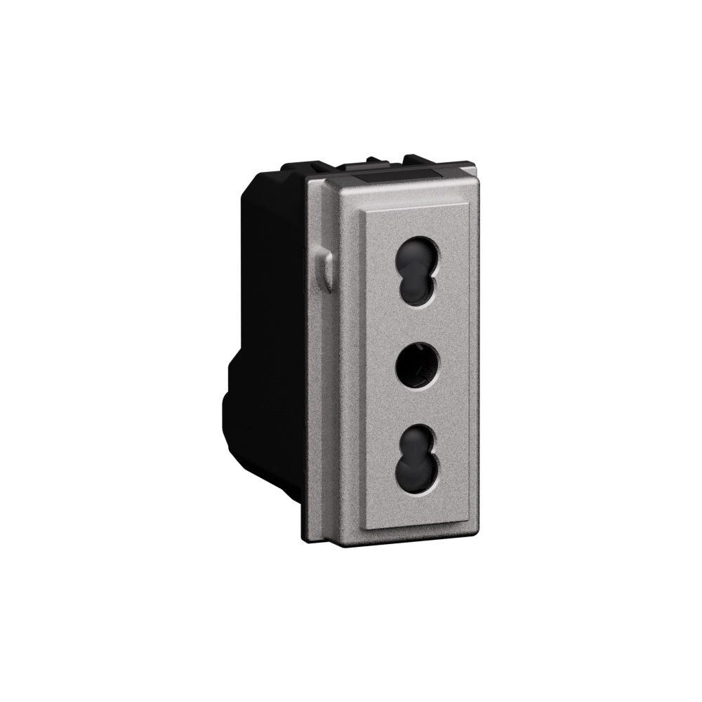 presa standard italiano P17/P11 2 P+T 16 A 250 Va.c. Bticino KS4180