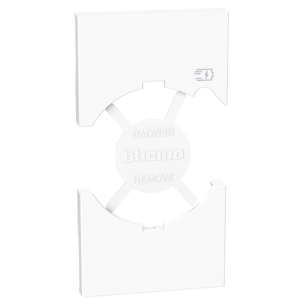 Cover per presa standard Italia P40 + USB - Bianca Bticino KW68