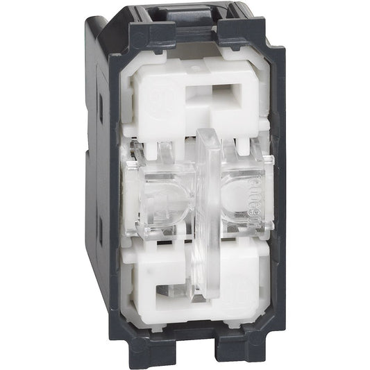 Commutatore 1P 10 AX, 250 Va.c., a doppio tasto 1-0-2, non illuminabile - 1 modulo. Bticino K4027