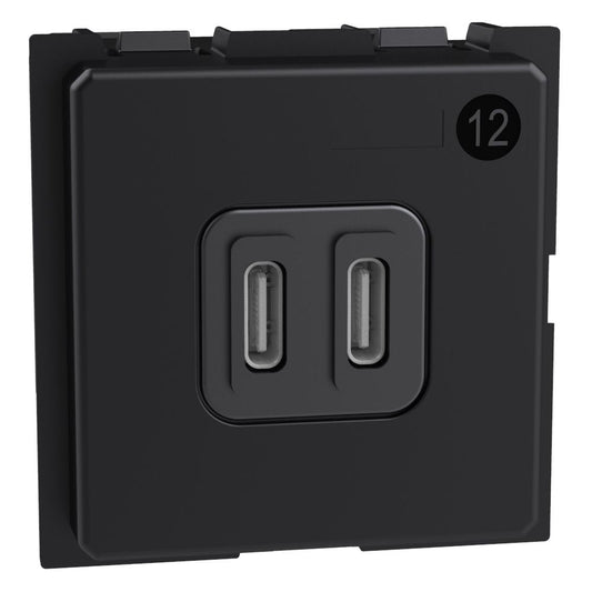 Caricatore USB con 2 porte tipo C - 30W Bticino K4293CC