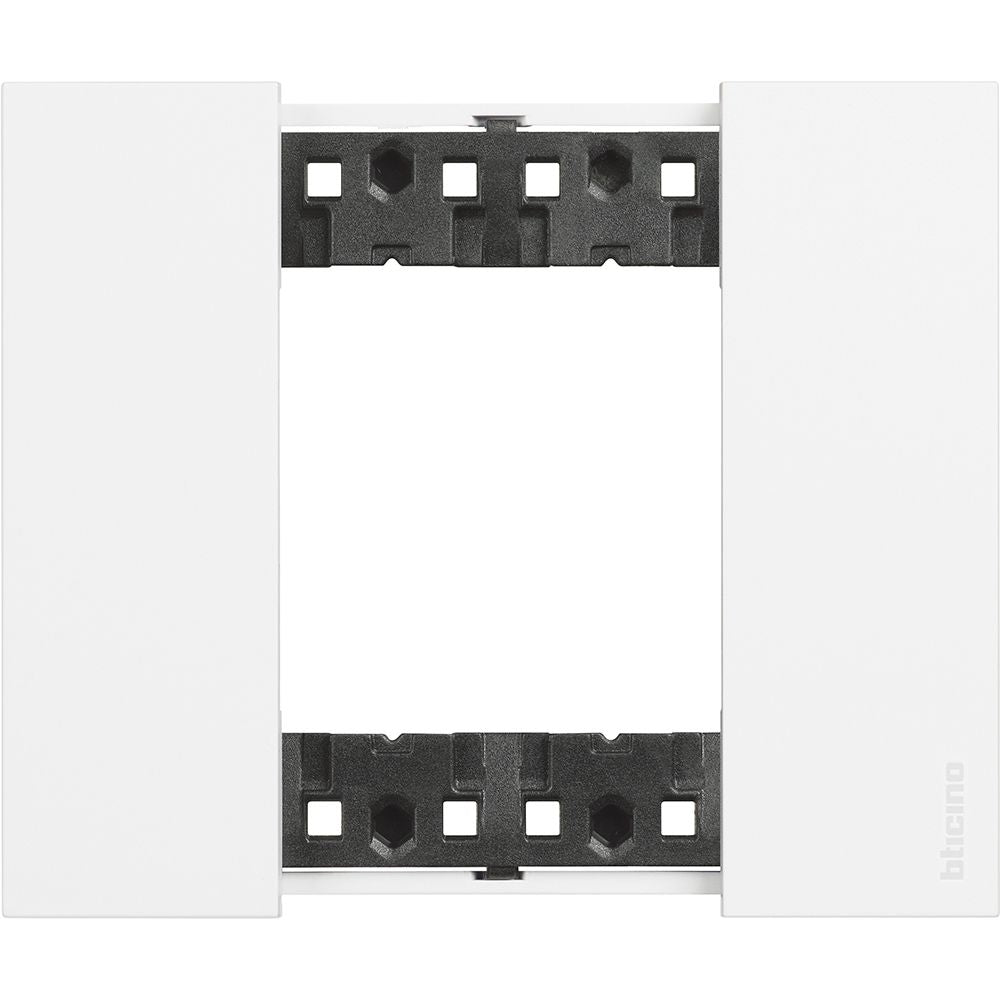 Bticino Placca Living Now 2 moduli - bianco - materiale: plastica Bticino KA4802KW
