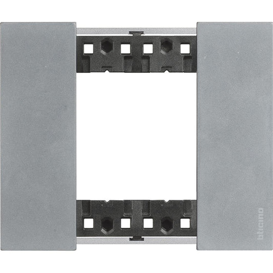 Placca Living Now 2 moduli - moon - materiale: zama Bticino KA4802NW