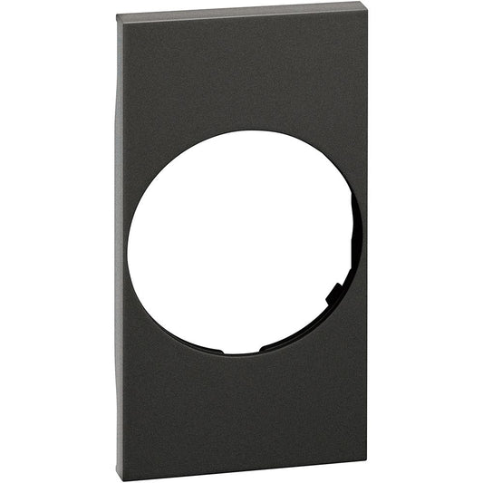 Cover per torcia estraibile articolo K4380 e prese standard tedesco - 2 moduli, Nero. Bticino KG04