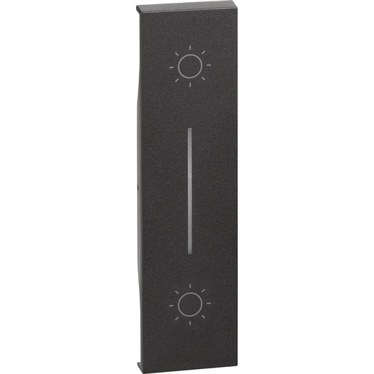Cover per pulsante non interbloccato art. K4036 - 1 modulo, Nero. Bticino KG05L