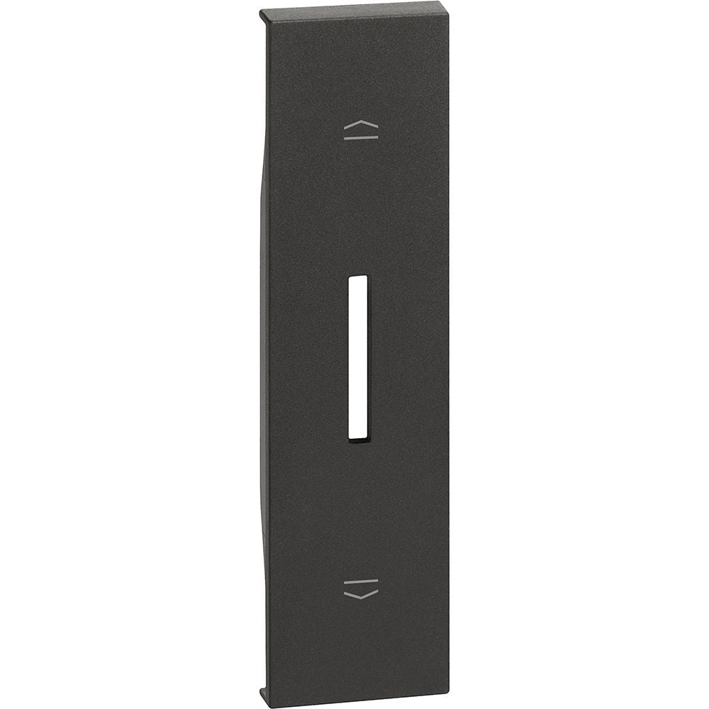 Cover per comando tapparelle. Per articolo K4027 - 1 modulo, Nero. Bticino KG06