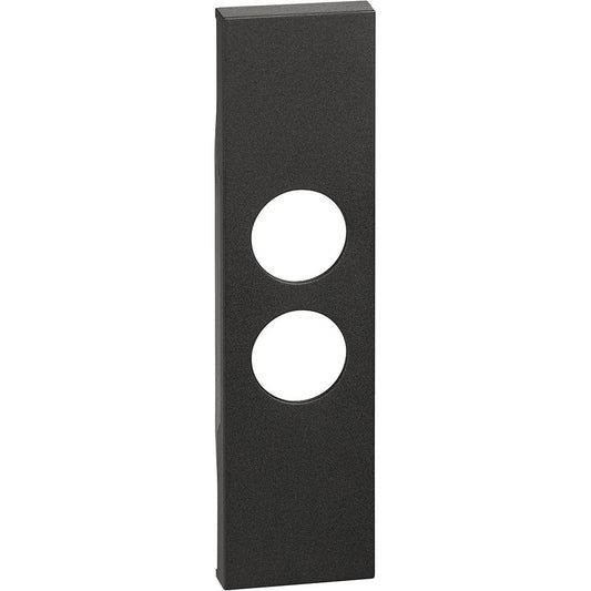 Cover per presa TV art. K4214D - 1 modulo, Nero Bticino KG09