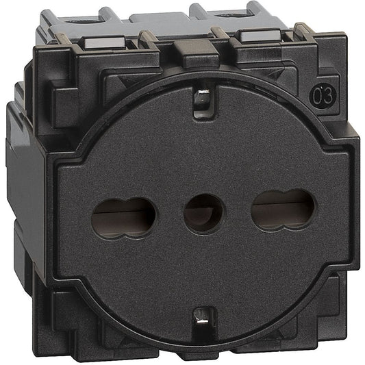 Presa standard Italia P40 flat 2P+T 10/16 A Bticino KG4140A16F