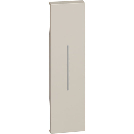 Cover illuminabile. Per art. K4001, K4003, K4004, K4004L, K4005, K4034, K4003C - 1 modulo, Sabbia. Bticino KM01