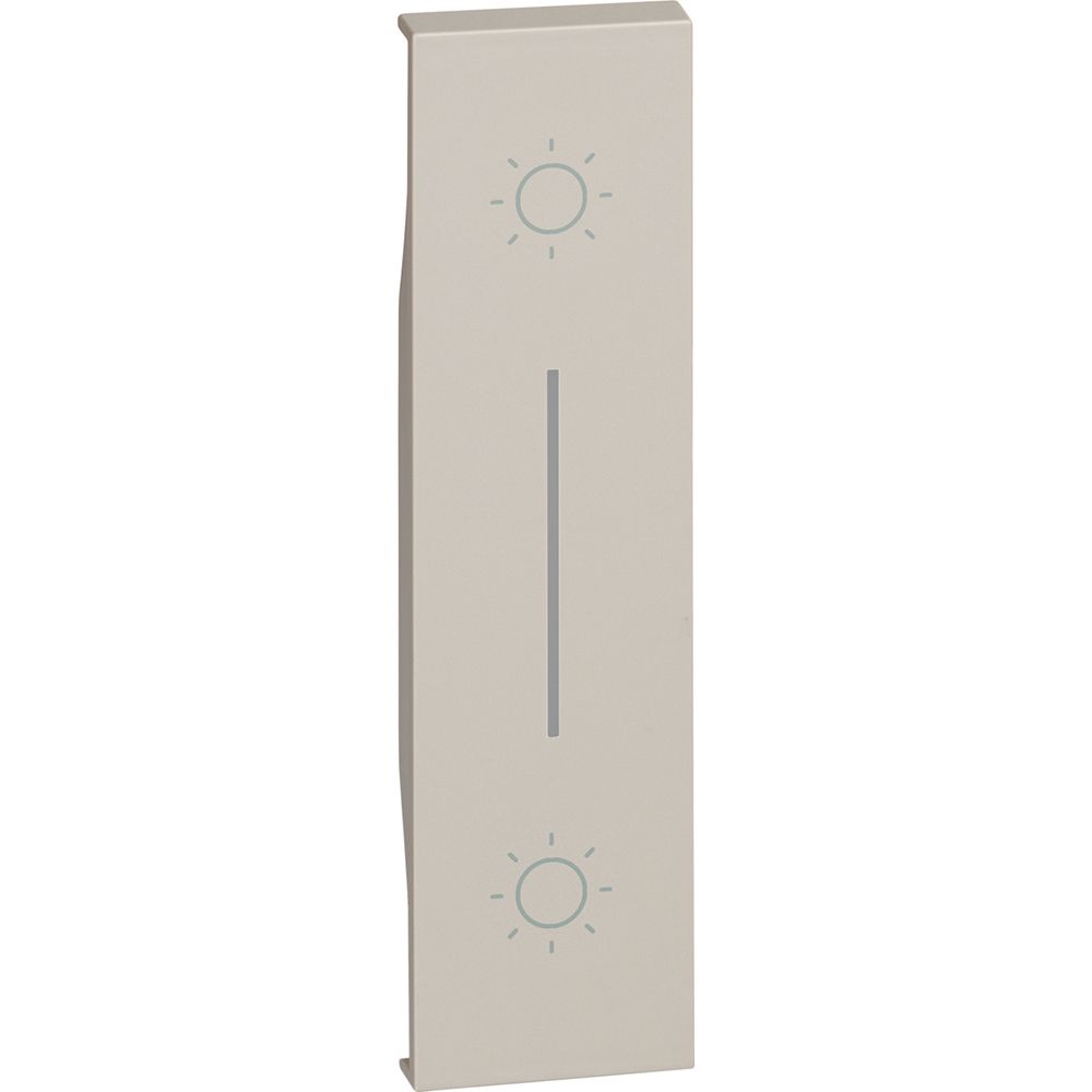 Cover per pulsante non interbloccato art. K4036 - 1 modulo, Sabbia. Bticino KM05L
