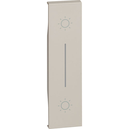 Cover per pulsante non interbloccato art. K4036 - 1 modulo, Sabbia. Bticino KM05L