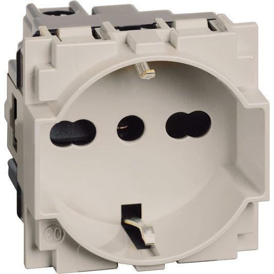 Presa standard Italia P40 2P+T 10/16A 250Vac Bticino KM4140A16