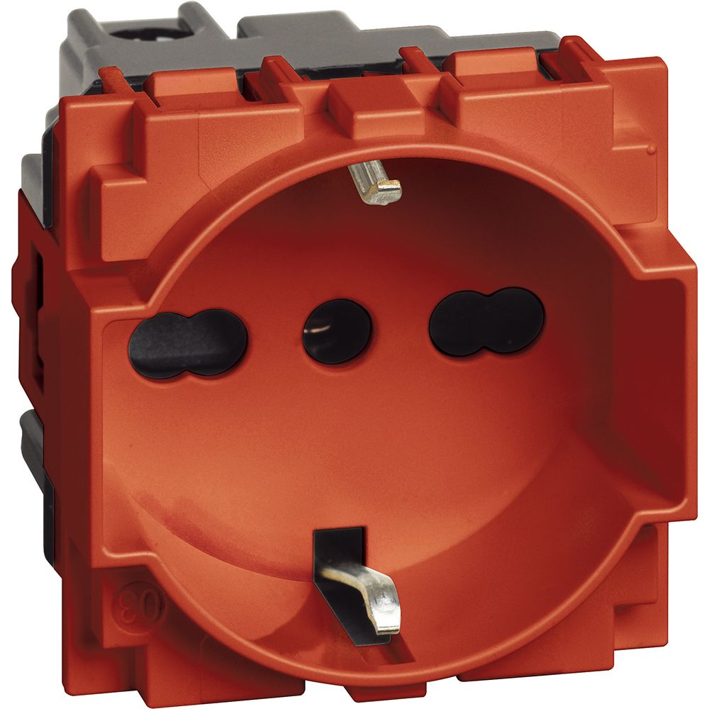 Presa standard Italia P40 2P+T 10/16A 250Vac Bticino KR4140A16