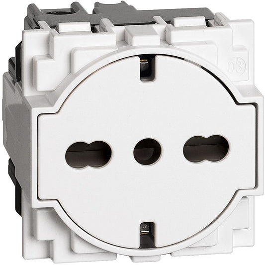 Presa standard Italia P40 flat 2P+T 10/16 A Bticino KW4140A16F