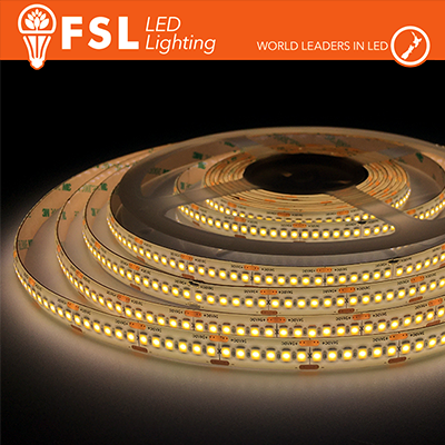 Fsl Striscia LED 5m IP65 SILICON 2835 24V - 16W/m 240led/m 1440lm/m 4000K luce naturale FLS1624V65IP40k