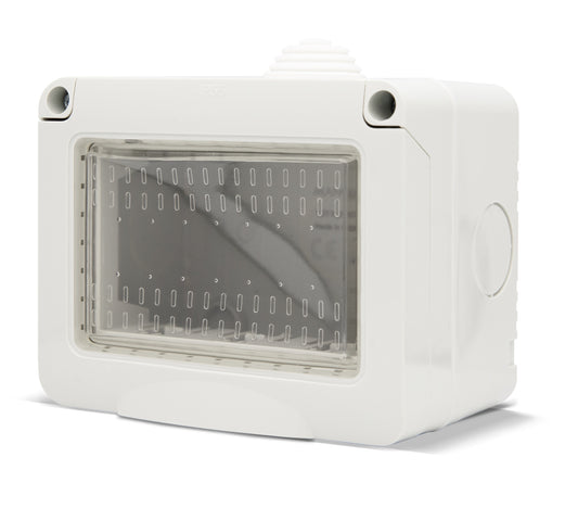 Scatola contenitore  3 posti IP55 GEM  compatibile con Vimar Plana MAPAM A6203BI