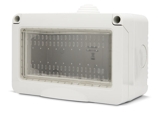 Scatola contenitore  4 posti IP55 GEM  compatibile con Vimar Plana MAPAM A6204BI